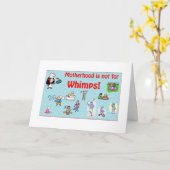 Whimpsグリーティングカードの母性はない カード (黄色い花)