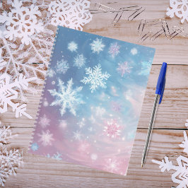 Whimscal Snowflake Journal、Winter Notebook ノートブック
