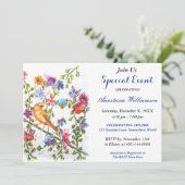 whimsicalなアウトドアパーティーイベントのお誘い 招待状 (スタンド正面)