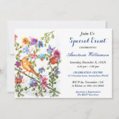 whimsicalなアウトドアパーティーイベントへの招待 招待状 (正面)