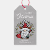  whimsicalなクリスマスノームのギフトタグ ギフトタグ (正面)