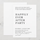  whimsicalなスクリプトの結婚式 - ファンシーすぎず、ただ愛を添えて 招待状 (正面/裏面)
