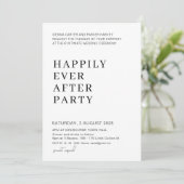 whimsicalなスクリプトの結婚式 - ファンシーすぎず、ただ愛を 招待状 (スタンド正面)