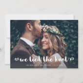 whimsicalなスクリプト | フォトエロープメントのお知らせ 招待状 (正面)