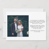 whimsicalなスクリプト | フォトエロープメントのお知らせ 招待状 (裏面)