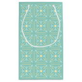  whimsicalなタイルの午後の紅茶ギフトバッグ スモールペーパーバッグ (裏面)