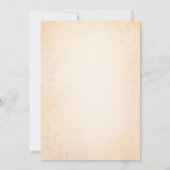  whimsicalなパステルカラーの花の水彩ベビーシャワー 招待状 (裏面)