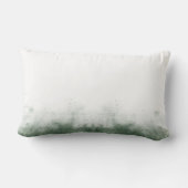  whimsicalな動物が住む森のカスタマイズ可能なデザイン ランバークッション (裏面)