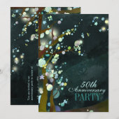  whimsicalな夜 50周年パーティー 招待状 (正面/裏面)