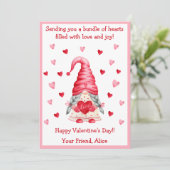  whimsicalな小人の教室バレンタインデー シーズンカード (スタンド正面)