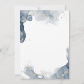  whimsicalな水彩花柄のウェディング招待状 招待状 (裏面)