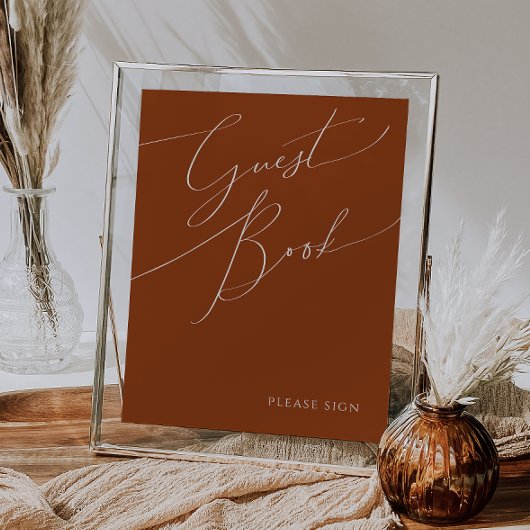  whimsicalな砂漠 | テラコッタ ゲストブック サイン