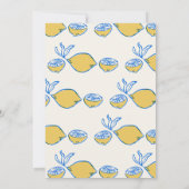  whimsicalな色付きのメインスクイーズ ブライダルシャワー 招待状 (裏面)