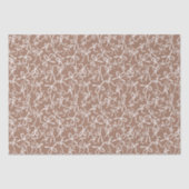  whimsical でキュートなモカの蝶結び柄の女の子らしいギフト  薄葉紙 (正面)