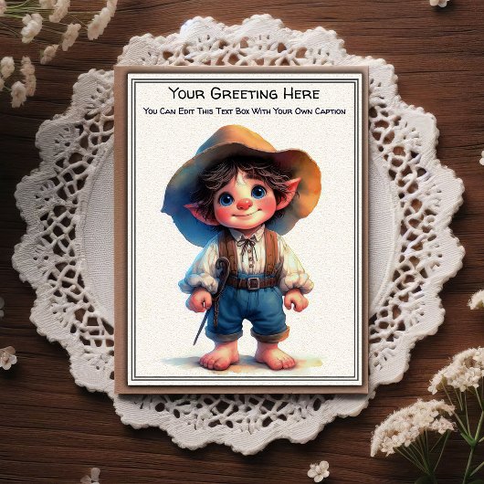  whimsical で日常の感情を込めたストーリーブックアート ポストカード