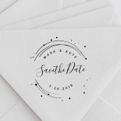  whimsical ウェディング Save the Date セルフインキングスタンプ