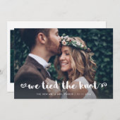  whimsical スクリプト | フォトエロープメントのお知らせ 招待状 (正面/裏面)