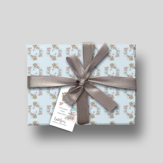  whimsical ブライダル シャワー ティーパーティー ギフトタグ