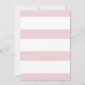  whimsical ボーホー フラワー パール リング ブライダル シャワー 招待状 (裏面)