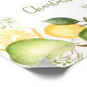  whimsical マーケットからお届けする ブライダルシャワーのウェルカムメッセージ ポスター (角)