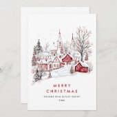 whimsical ミニマリスト カントリー クリスマス コーポレート (正面/裏面)