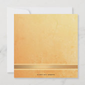  whimsical ロマンチック ヴィンテージ ウェディング アニバーサリー 招待状 (裏面)