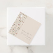  whimsical ワイルドフラワー フローラル カスタム ブライダル シャワー フェイバータグ (インサイチュ)