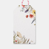  whimsical ワイルドフラワー ベビーシャワー サンクス ギフトタグ (裏面)