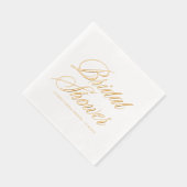 whimsical 太字カリグラフィーブライダルシャワー 箔ナプキン (右)