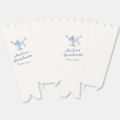 whimsical 手描き ネイビーブルー バチェロレッテ フェイバーボックス (見開き)