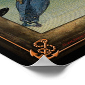 Whimsical 1909 Sea Battle Poster ポスター (角)