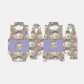 Whimsical 3D Paper Cut Bunny & Easter Eggs Custom  フェイバーボックス (折り畳みなし)