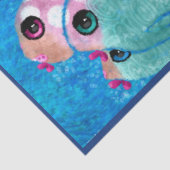 Whimsical Abstract Fish Nautical Coastal Decoupage 薄葉紙 (詳細)