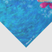 Whimsical Abstract Fish Nautical Coastal Decoupage 薄葉紙 (詳細)