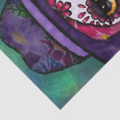 Whimsical Abstract Hippie Sugar Skull Decoupage 薄葉紙 (詳細)