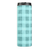 Whimsical Abstract Mermaid Nautical Teal Seashells タンブラー (裏面)