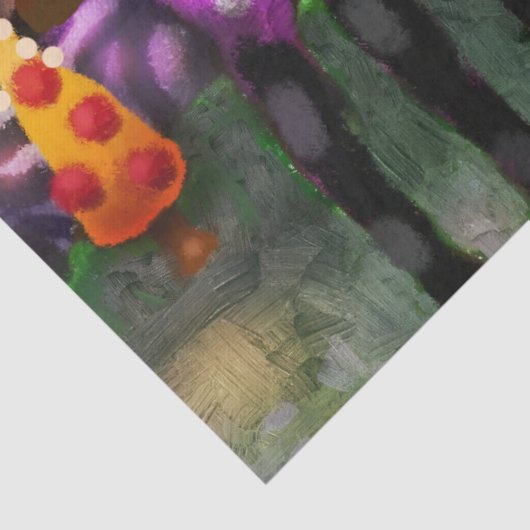 Whimsical Abstract Momma & Baby Cow Decoupage 薄葉紙 (詳細)