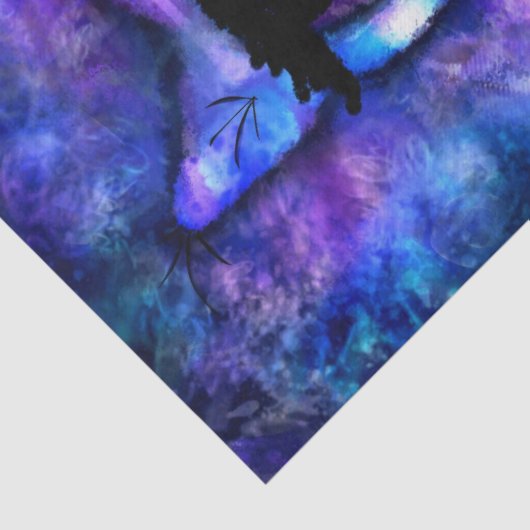 Whimsical Abstract Owl Big-Eyed Decoupage 薄葉紙 (詳細)