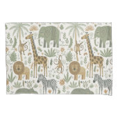 Whimsical African Animals Pattern ID1263 枕カバー (正面)