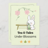 Whimsical Afternoon invitation 招待状 (正面/裏面)