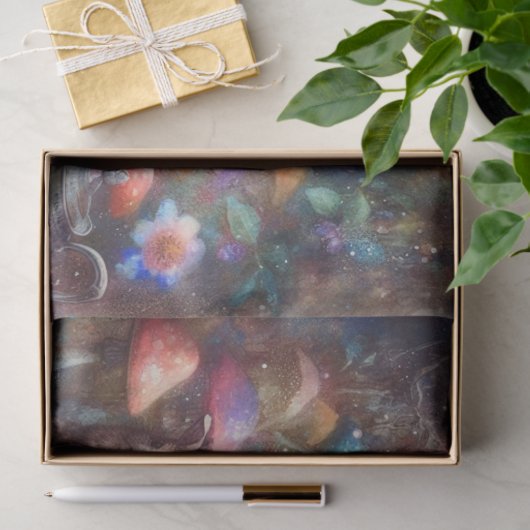 Whimsical Alice Tea Party DIY Craft Decoupage 薄葉紙 (ギフト)