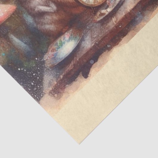 Whimsical Alice Tea Party DIY Craft Decoupage 薄葉紙 (詳細)