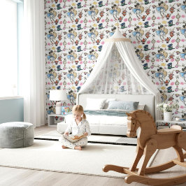 Whimsical Alice Teacup Sparkle Character Wallpaper 壁紙