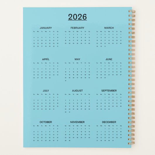 Whimsical Alien Romance プランナー手帳 (裏面)