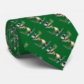 Whimsical Alligator Custom Necktie Tie ネクタイ (ロール)