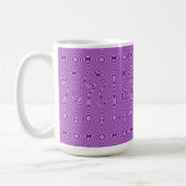 Whimsical and Trippy Abstract Line Art コーヒーマグカップ (左)