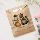 Whimsical Animal Themed Thank-You Gift Bags  フェイバーバッグ (封をした状態)