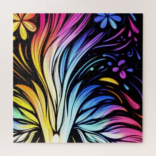 Whimsical Art on a Large 20x20" 676 piece ジグソーパズル (横)