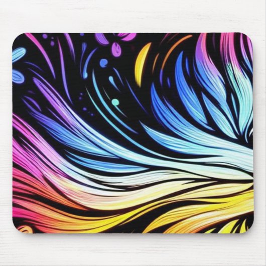 Whimsical Art on a Thick Cushioned Mousepad マウスパッド (正面)