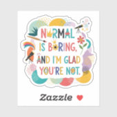 Whimsical Art Teacher Creative Quote Design シール (シート)